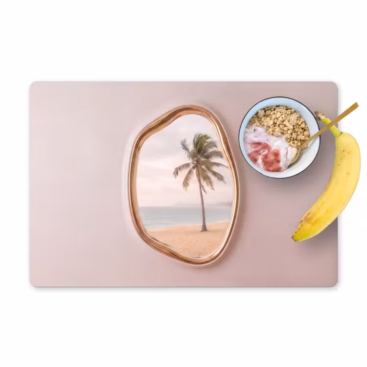 Placemat - 6 stuks - Tropisch - Landschap - Kust — 1