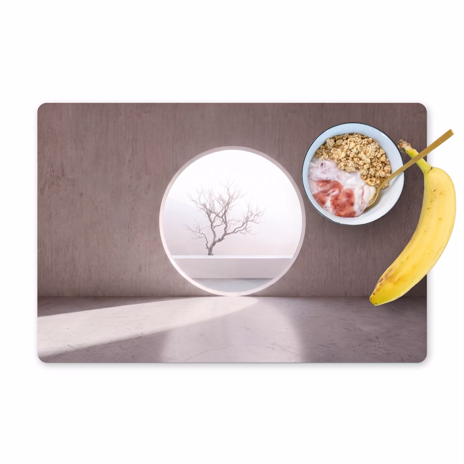 Placemat - 6 stuks - Boom - Cirkel - Modern — 1