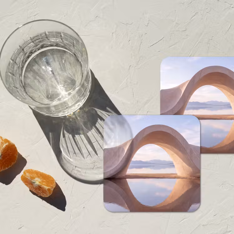 Onderzetter​ - Boog - Water - Natuur — 2