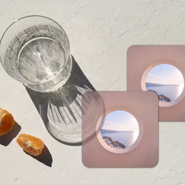 Onderzetter - Uitzicht - Zee - Natuur — 2