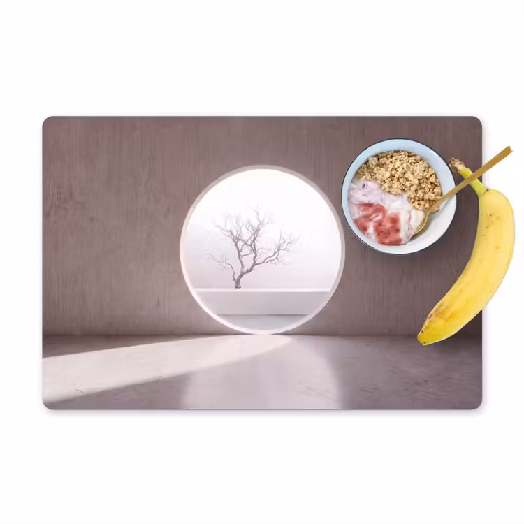 Placemat - 6 stuks - Boom - Cirkel - Modern — 1