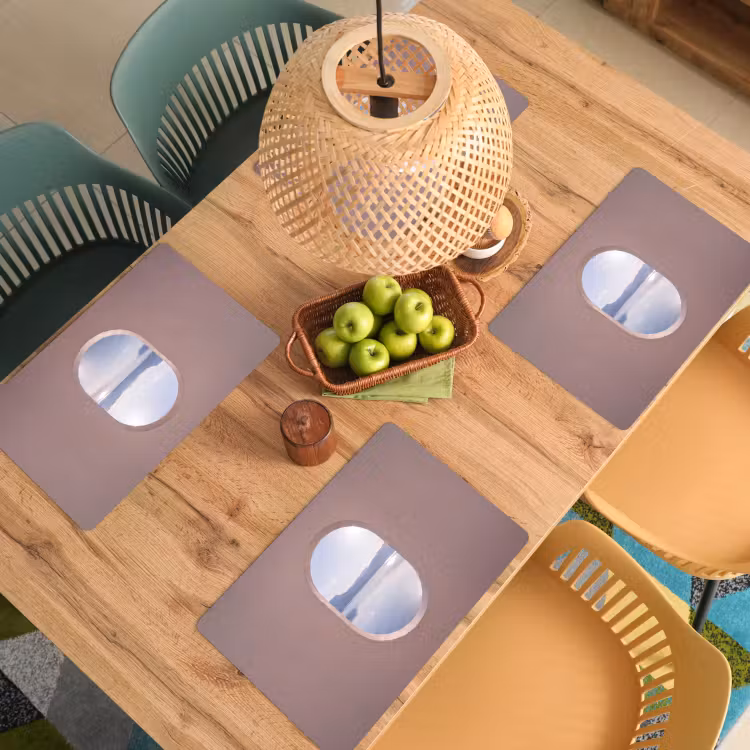 Placemat - 6 stuks - Landschap - Water - Modern — 4