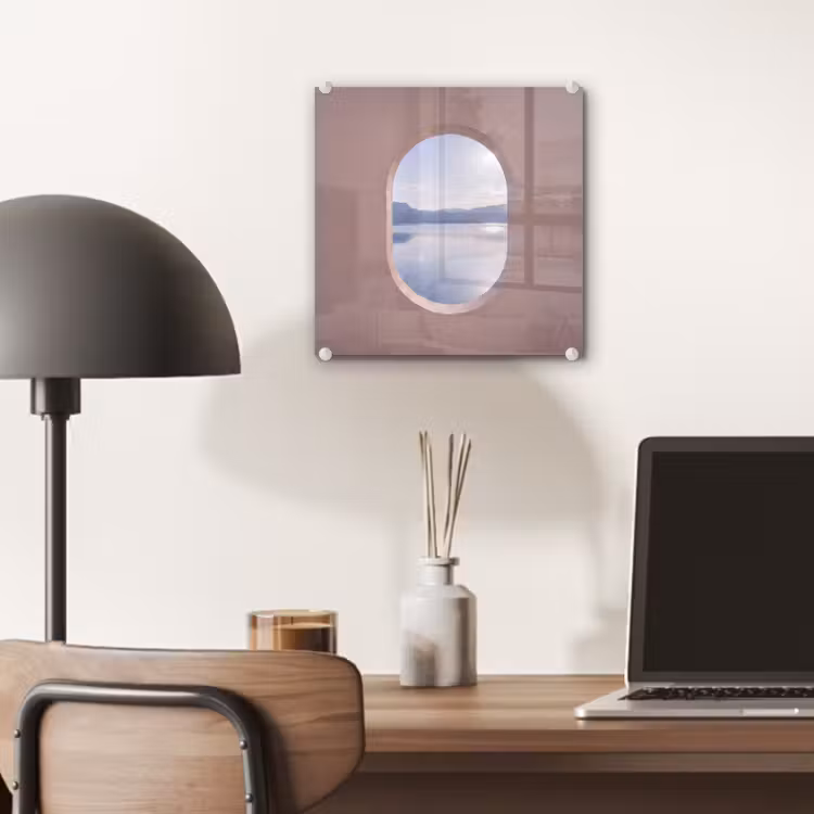 Glas schilderij - Landschap - Water - Modern — 7