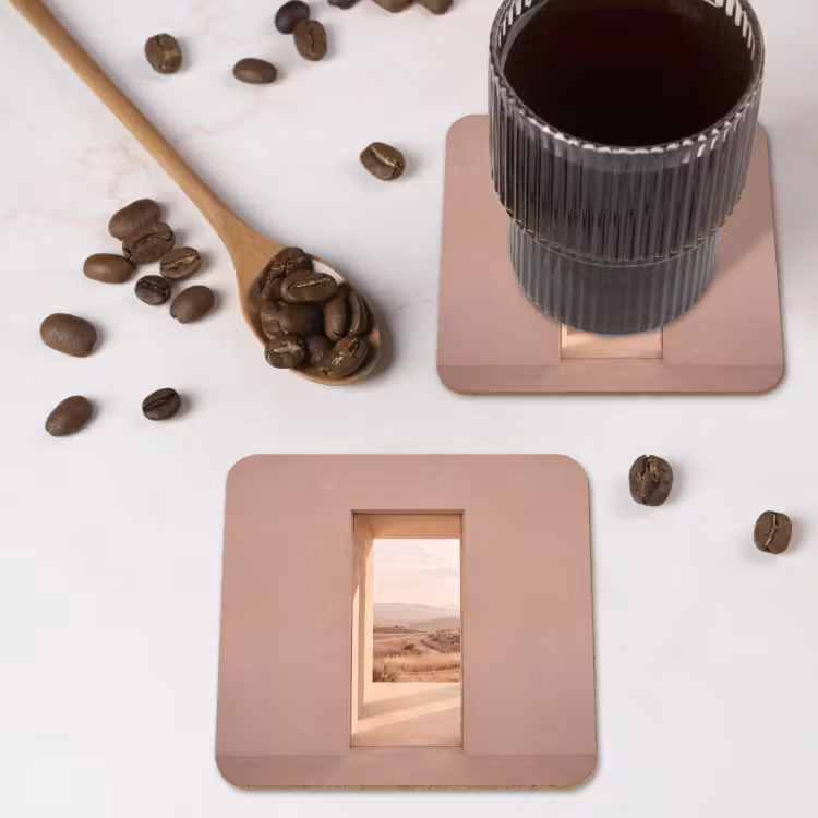 Onderzetter - Uitzicht - Natuur - Rust — 4