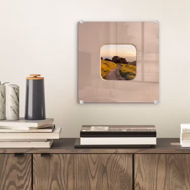 Glas schilderij - Uitzicht - Kust - Natuur — 2