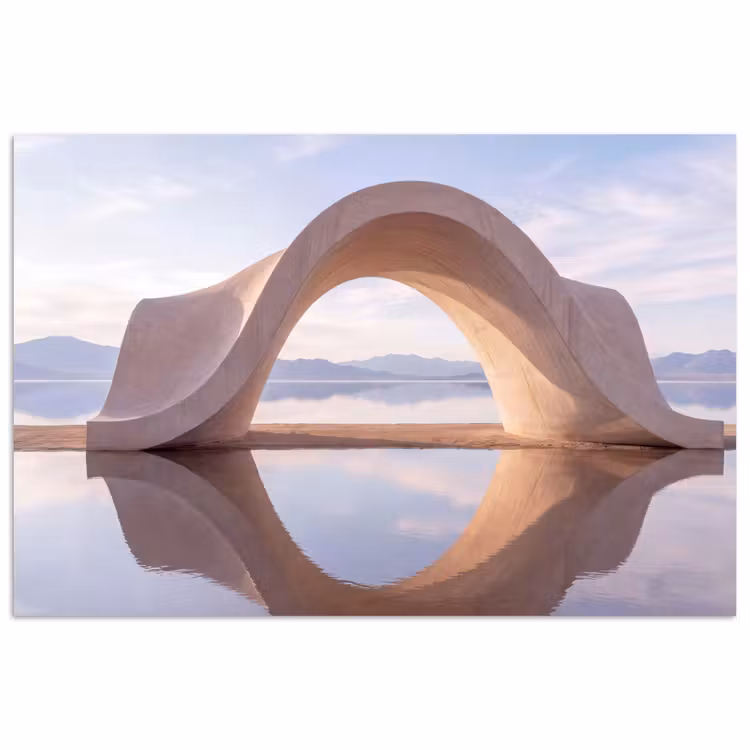 Poster - Boog - Water - Natuur — 1