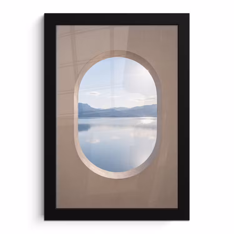Poster met lijst - Landschap - Water - Modern — 1