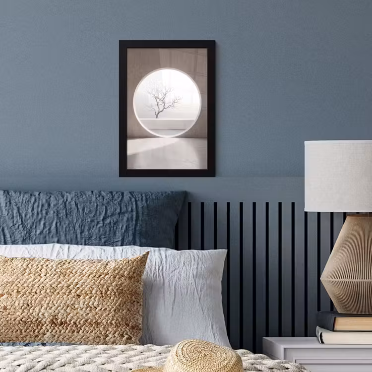 Poster met lijst - Boom - Cirkel - Modern — 3
