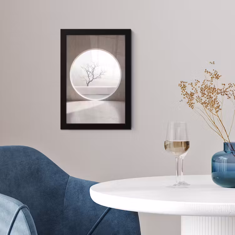 Poster met lijst - Boom - Cirkel - Modern — 4