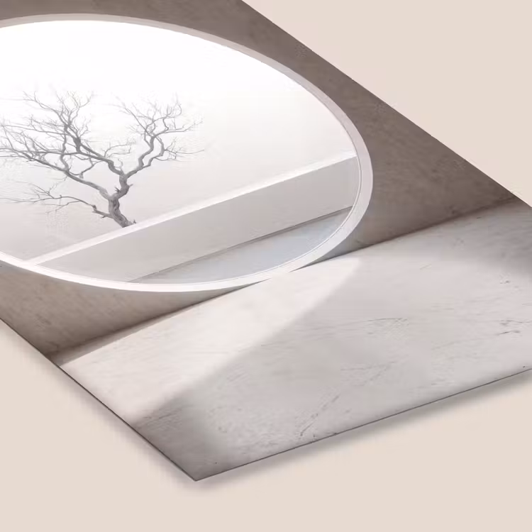 Poster met lijst - Boom - Cirkel - Modern — 7