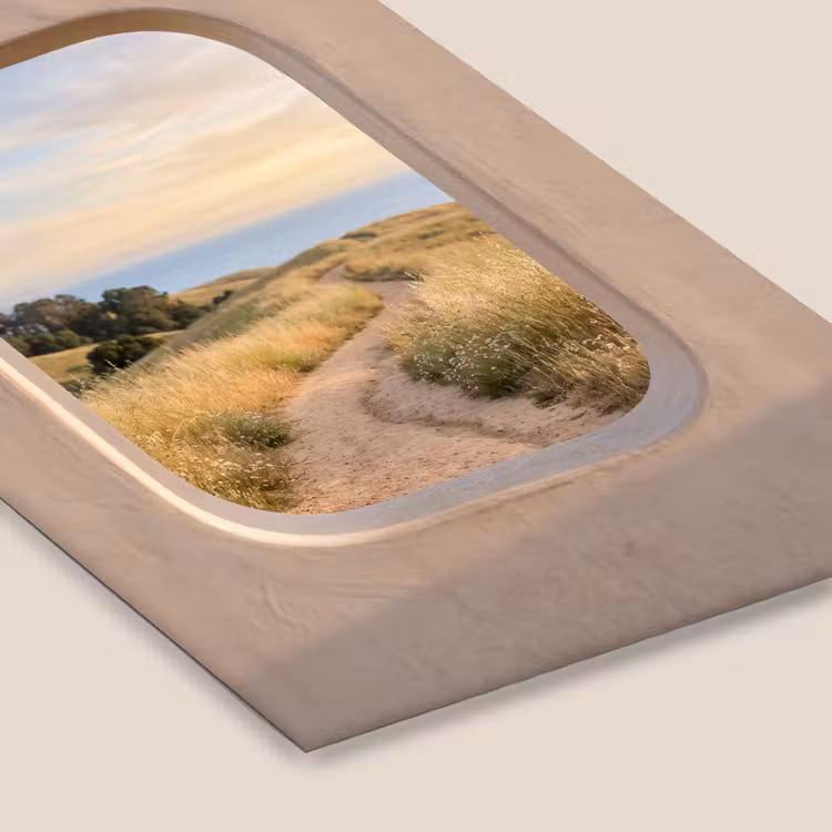 Poster met lijst - Uitzicht - Kust - Natuur — 7