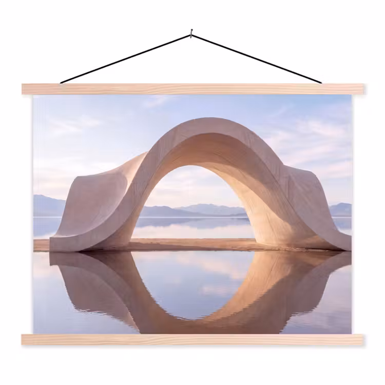 Schoolplaat - Boog - Water - Natuur — 1