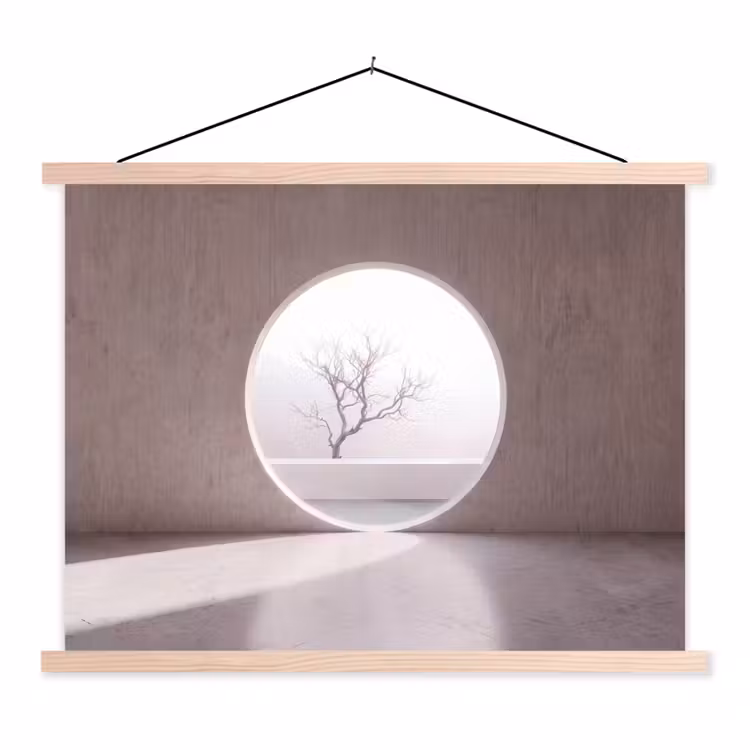 Schoolplaat - Boom - Cirkel - Modern — 1