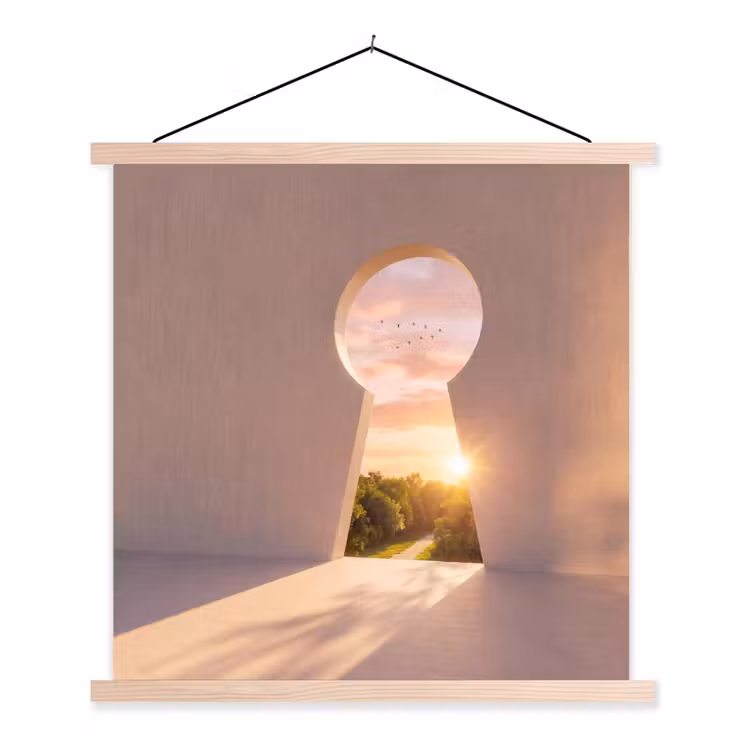 Schoolplaat - Sleutelgat - Natuur - Zon — 1