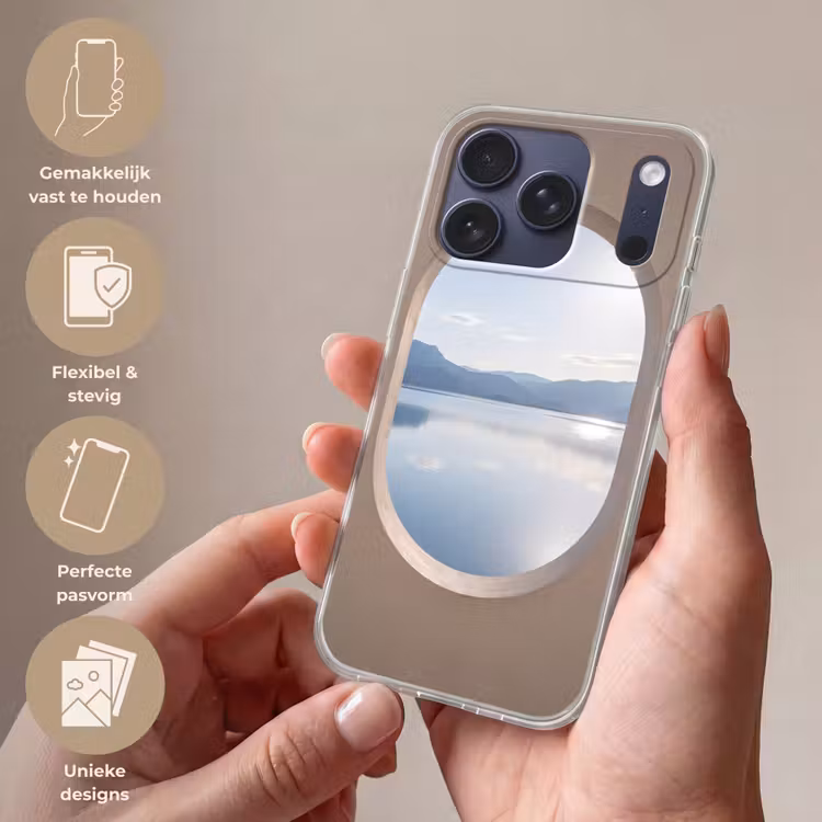 Telefoonhoesje Softcase - Landschap - Water - Modern — 4