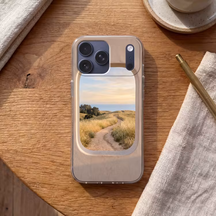 Telefoonhoesje Softcase - Uitzicht - Kust - Natuur — 2