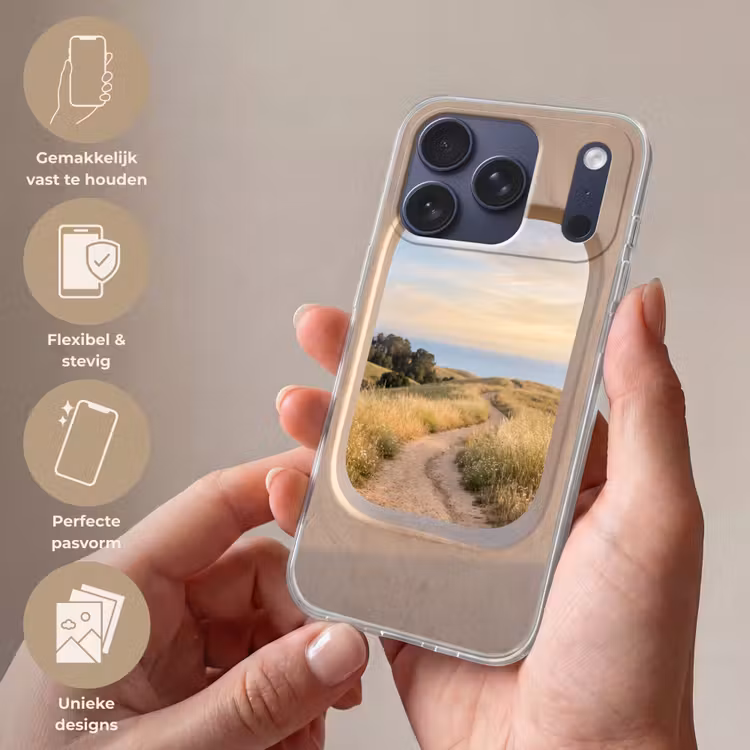 Telefoonhoesje Softcase - Uitzicht - Kust - Natuur — 4