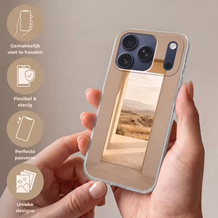 Telefoonhoesje Softcase - Uitzicht - Natuur - Rust — 4