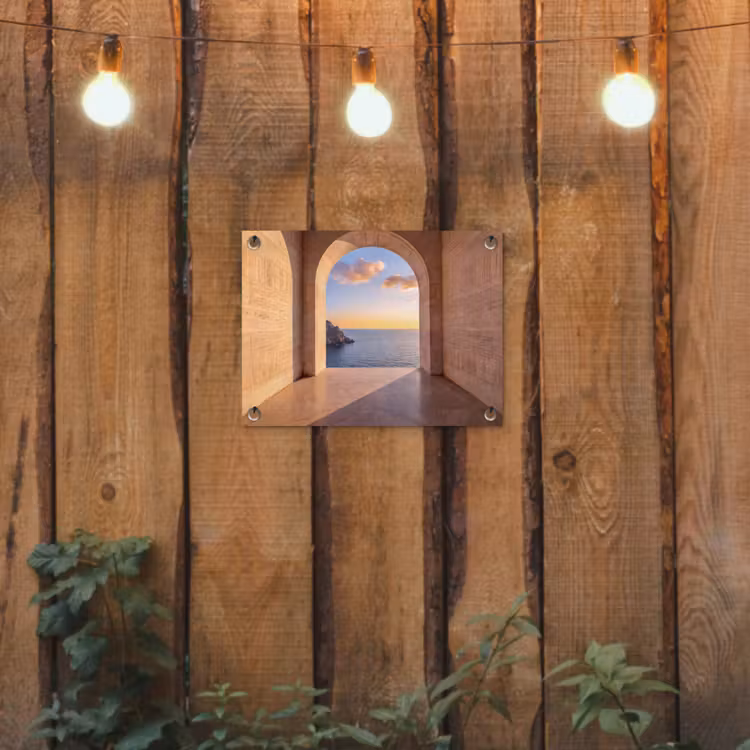 Tuinposter - Zee - Landschap - Avond — 2