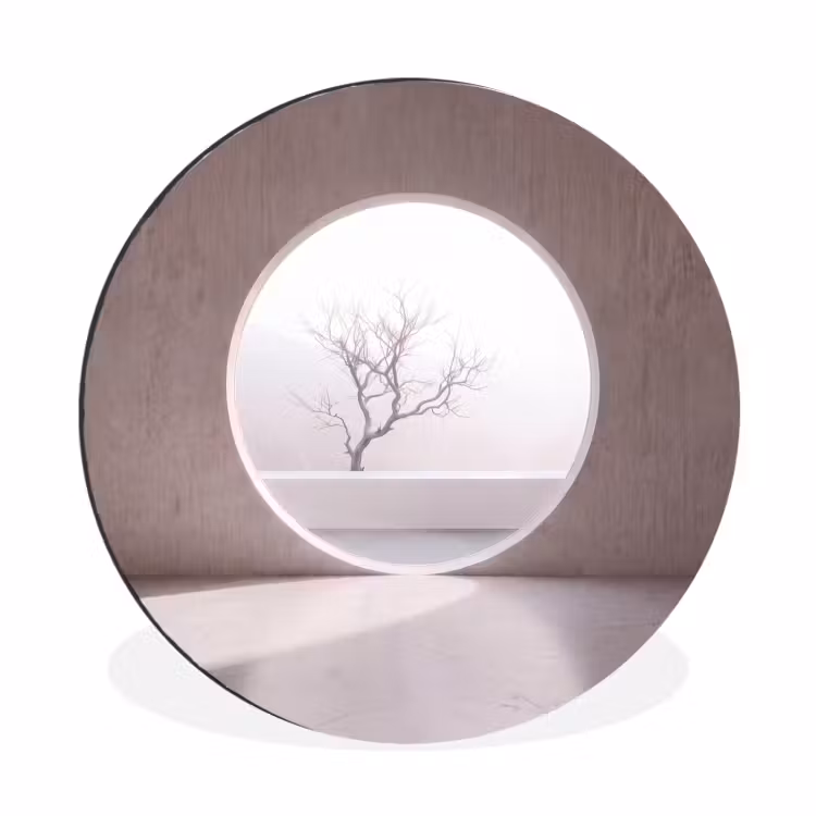 Wandcirkel - Aluminium - Boom - Cirkel - Modern — 1