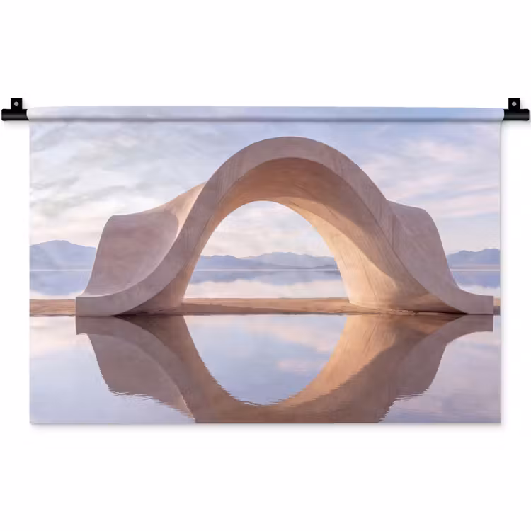 Wandkleed - Boog - Water - Natuur — 1