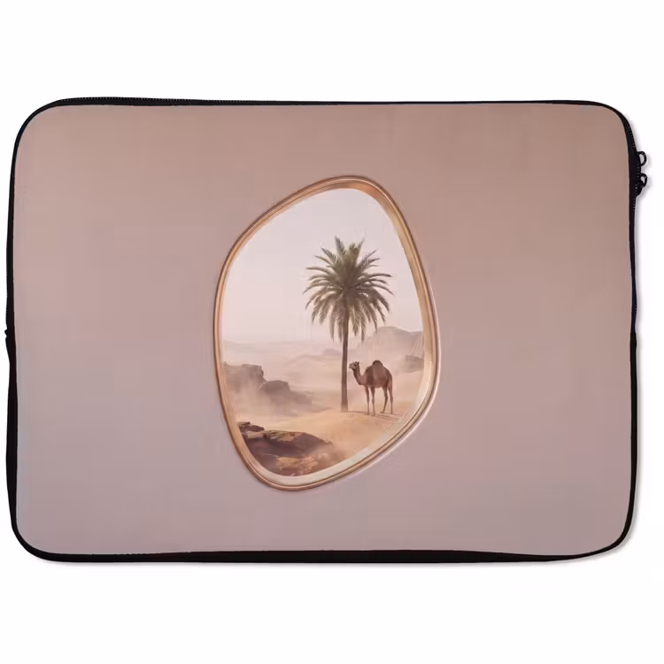Laptophoes - Kameel - Woestijn - Natuur — 1