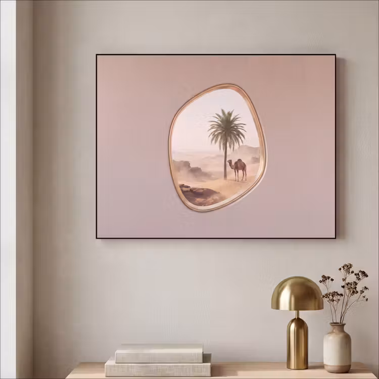 Art Frame - Kameel - Woestijn - Natuur — 5