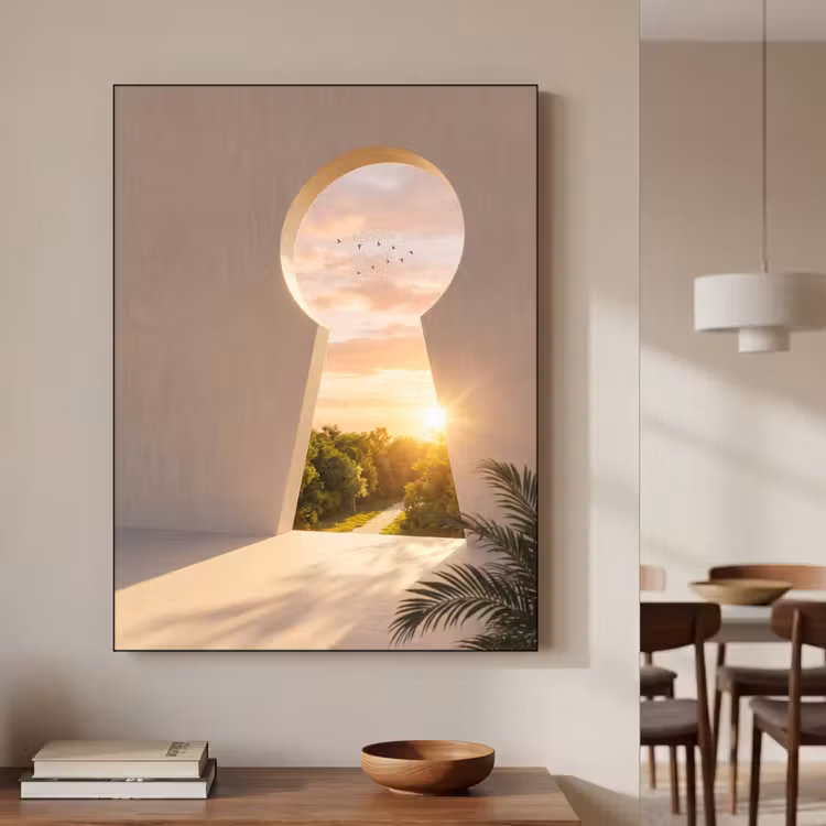 Art Frame - Sleutelgat - Natuur - Zon — 5