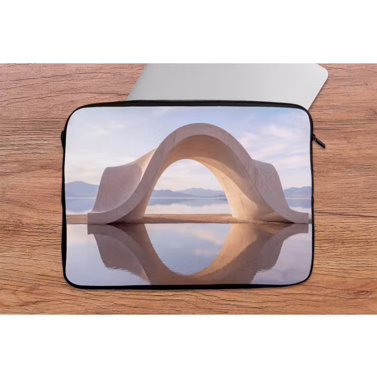 Laptophoes - Boog - Water - Natuur — 2