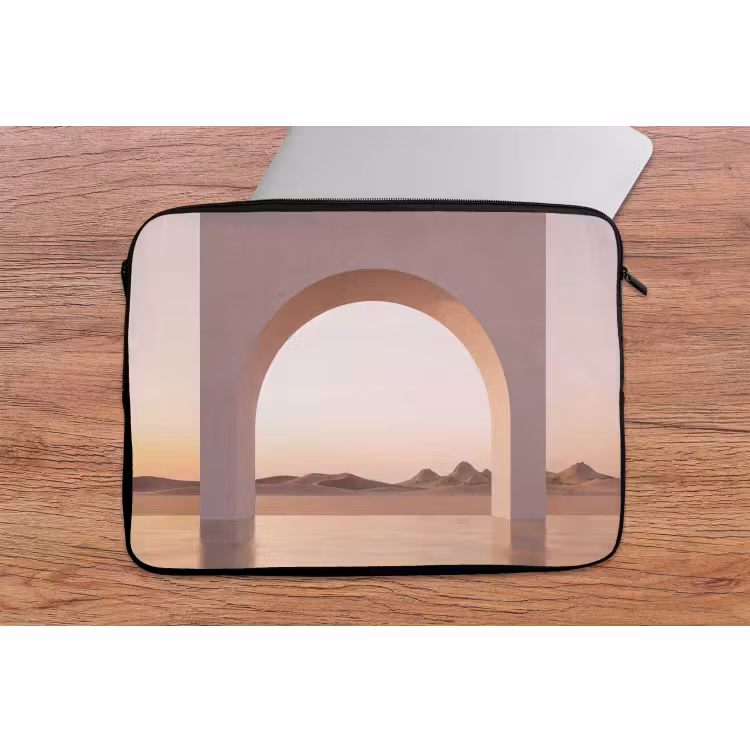 Laptophoes - Boog - woestijn - natuur — 2