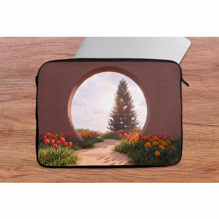 Laptophoes - Pad - Bloemen - Natuur — 2