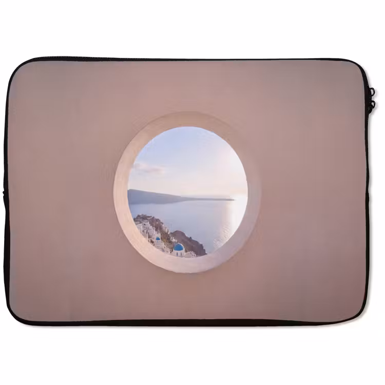 Laptophoes - Uitzicht - Zee - Natuur — 1