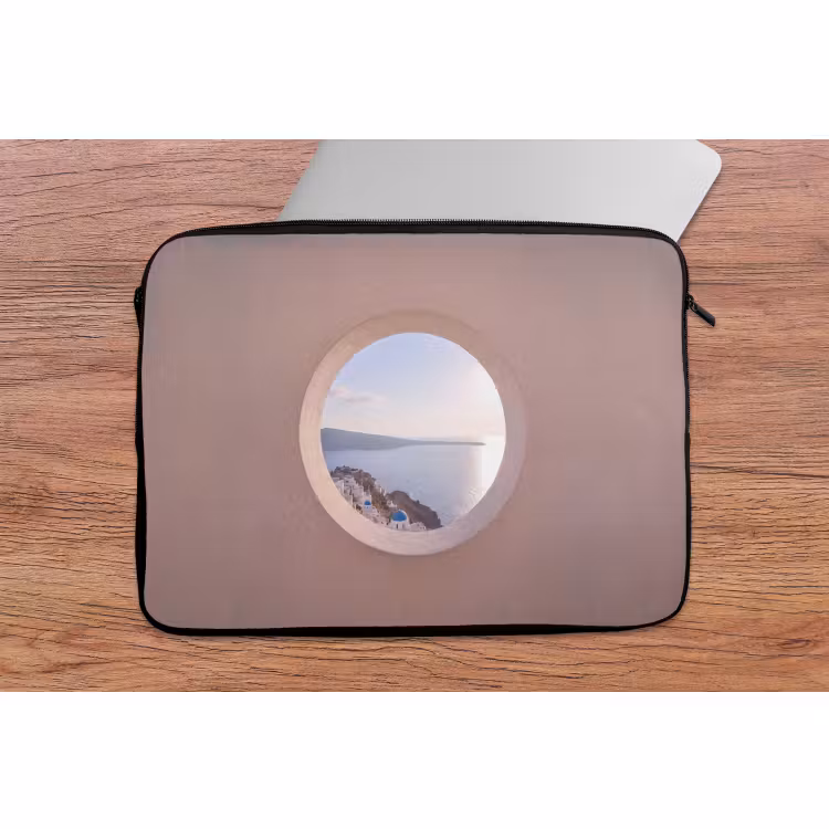 Laptophoes - Uitzicht - Zee - Natuur — 2