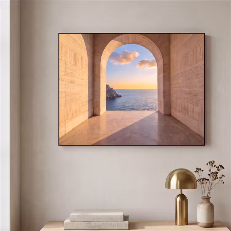 Art Frame - Zee - Landschap - Avond — 5
