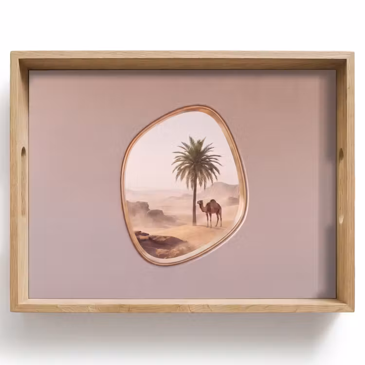 Dienblad - Kameel - Woestijn - Natuur — 1