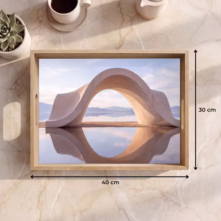 Dienblad - Boog - Water - Natuur — 9