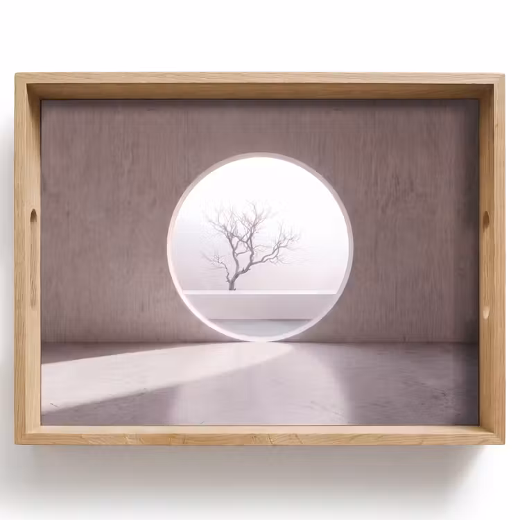 Dienblad - Boom - Cirkel - Modern — 1