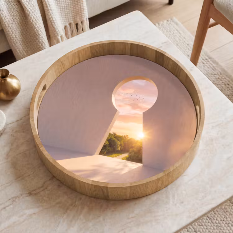 Dienblad - Sleutelgat - Natuur - Zon — 2