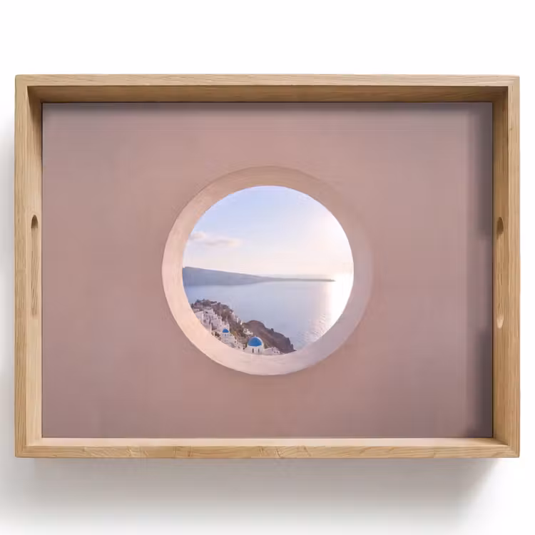 Dienblad - Uitzicht - Zee - Natuur — 1