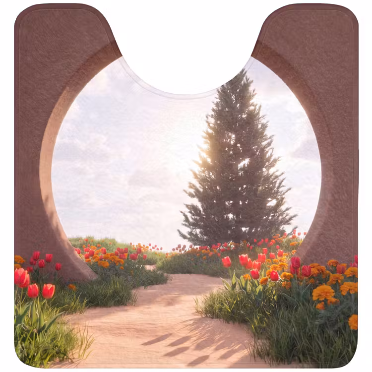 Wc Mat - Pad - Bloemen - Natuur — 1