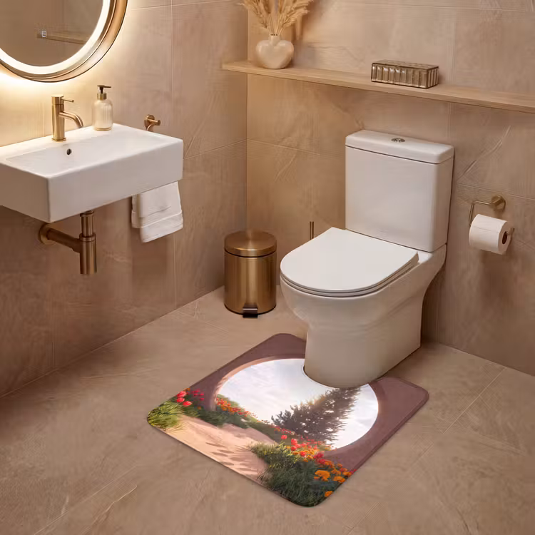 Wc Mat - Pad - Bloemen - Natuur — 3