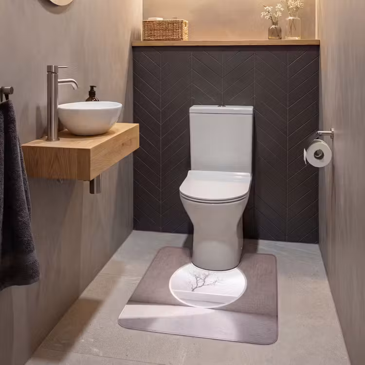 Wc Mat - Boom - Cirkel - Modern — 2