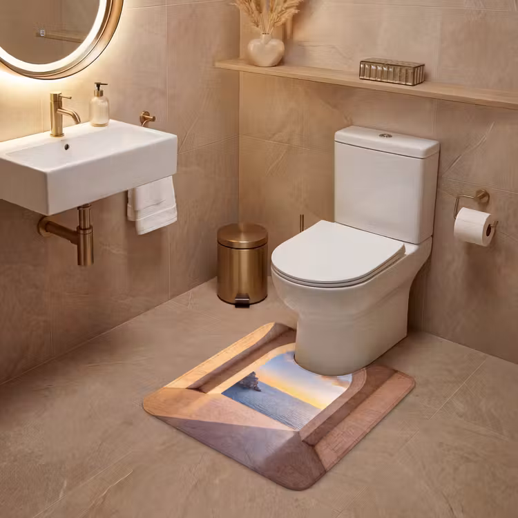 Wc Mat - Zee - Landschap - Avond — 3