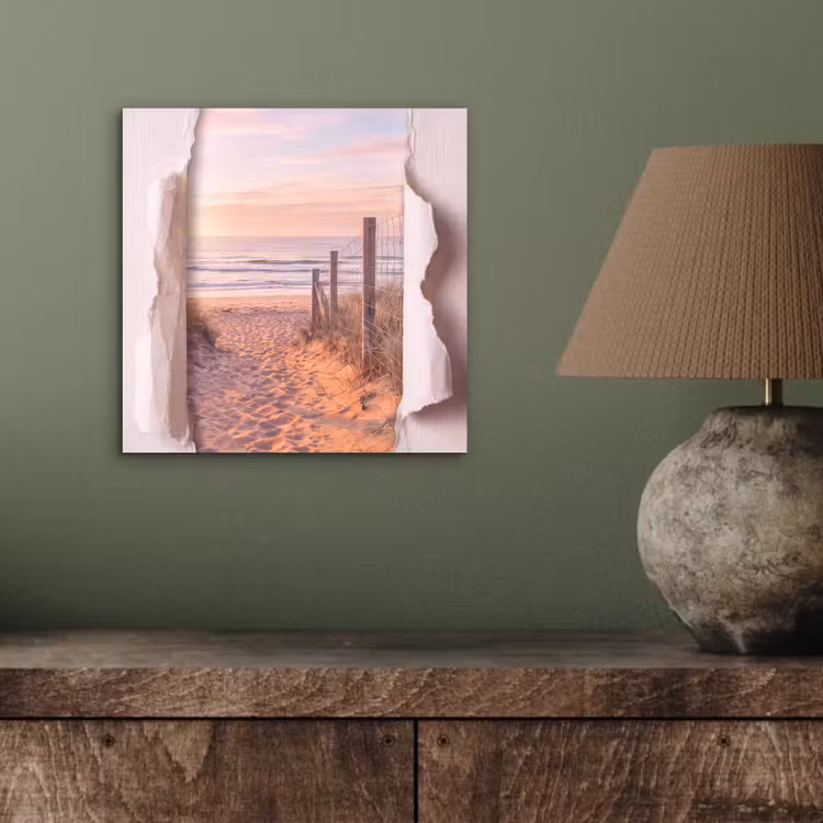Aluminium schilderij - Duin - Pad - Kust — 3