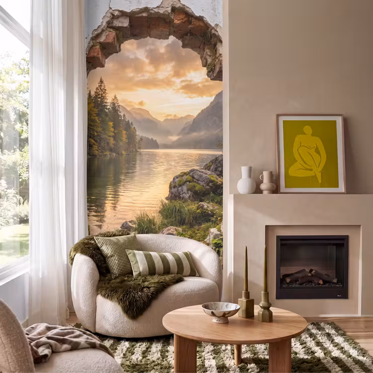 Behang - Muur - Landschap - Natuur β 1