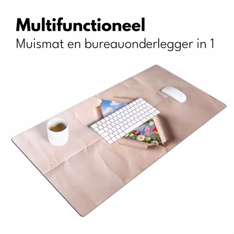 Bureau onderlegger - Bloemen - Rivier - Landschap — 7