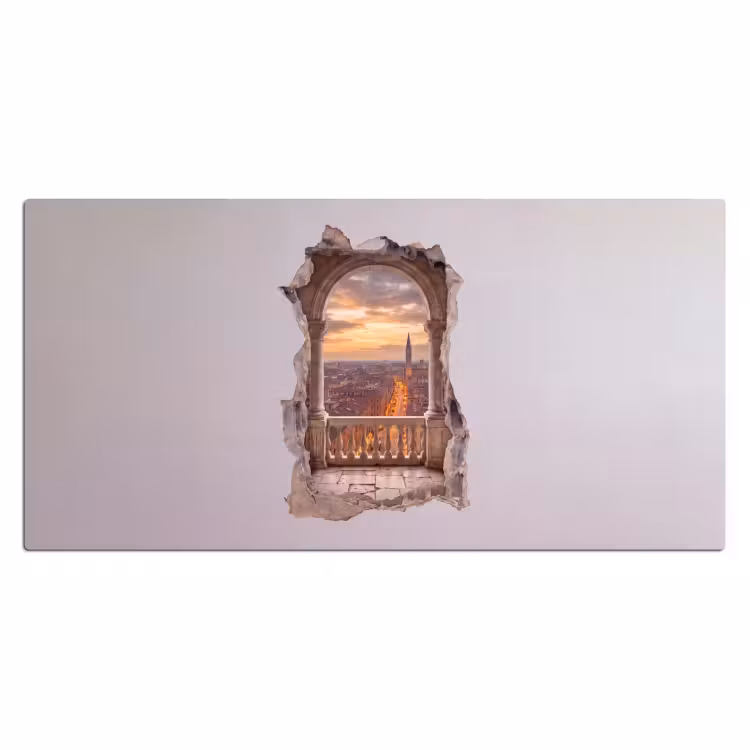Bureau onderlegger - Stad - Zonsondergang - Architectuur — 2