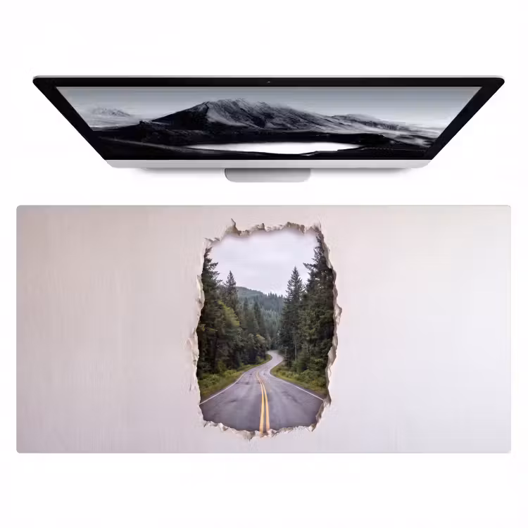 Bureau onderlegger - Weg - Bos - Natuur — 1