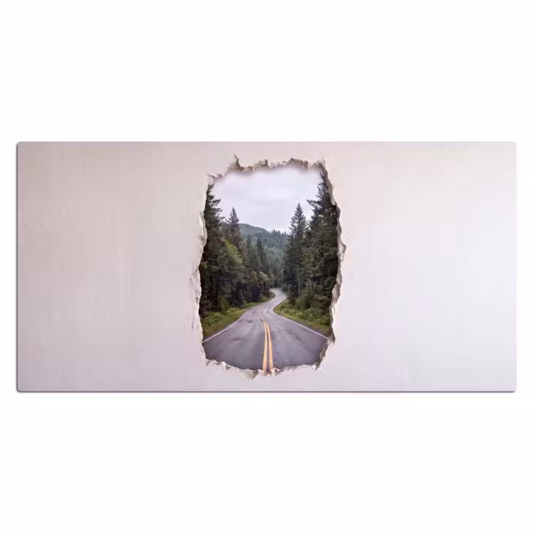 Bureau onderlegger - Weg - Bos - Natuur — 2