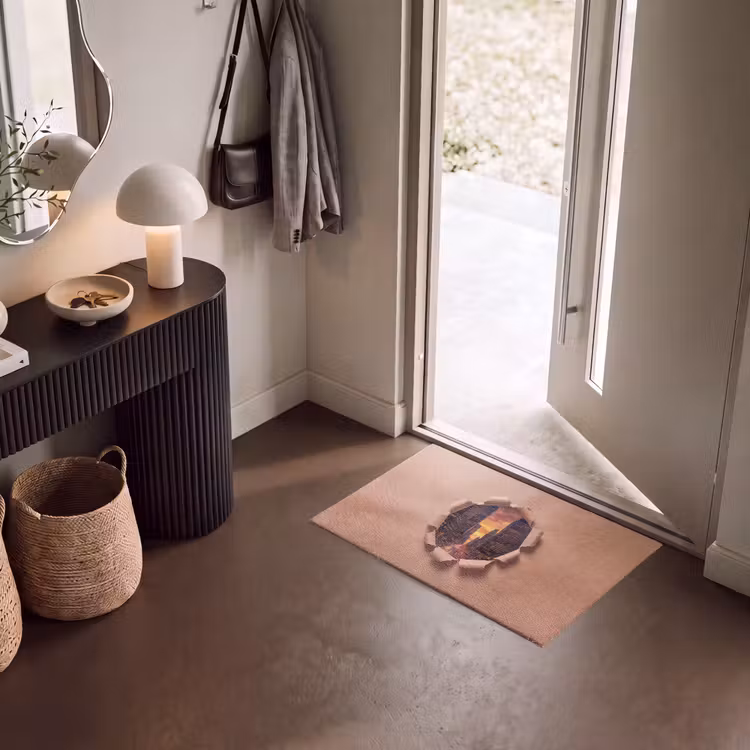 Deurmat - Stad - Zonsondergang - Papier — 8